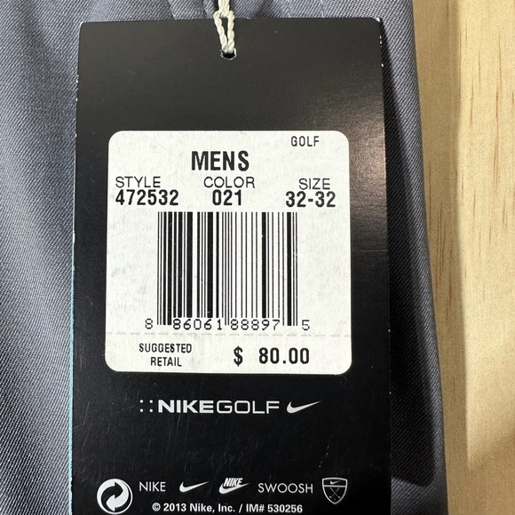 Nike Golf Dri Fit Performance Golf Pants 32X32 Standard Fit NWT - Picture 7 of 13